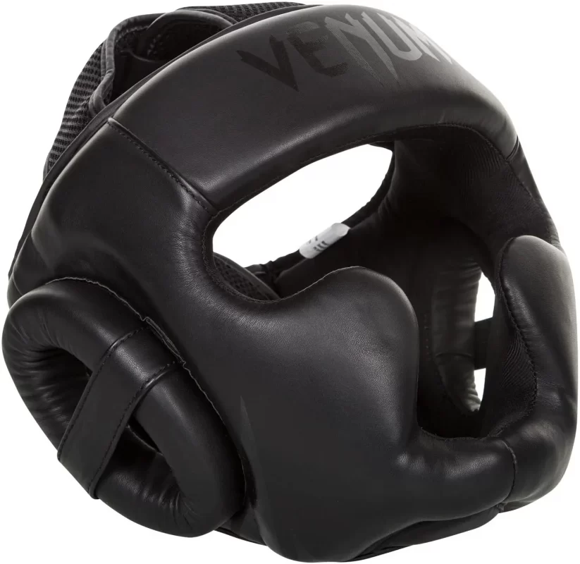 CASCO DE BOXEO CON PROTECCIÓN FACIAL NEGRO 100 - Decathlon