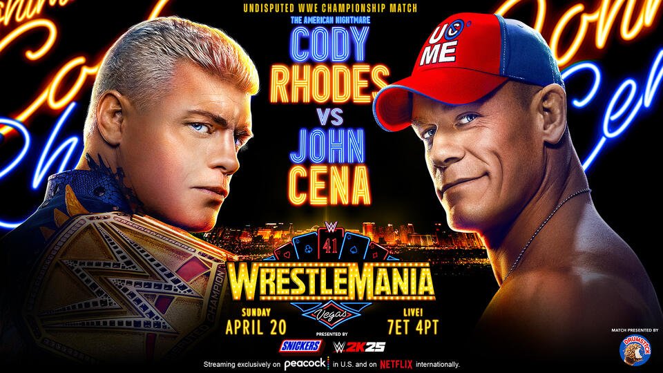 Campeonato Indiscutible de la WWE Cody Rhodes vs. John Cena