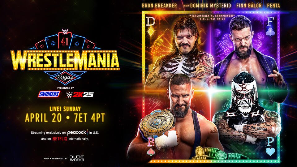 Campeonato Intercontinental Bron Breakker vs. Penta vs. Finn Bálor vs. Dominik Mysterio