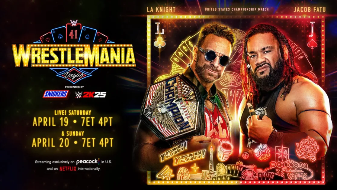 Campeonato de los Estados Unidos LA Knight (c) vs. Jacob Fatu