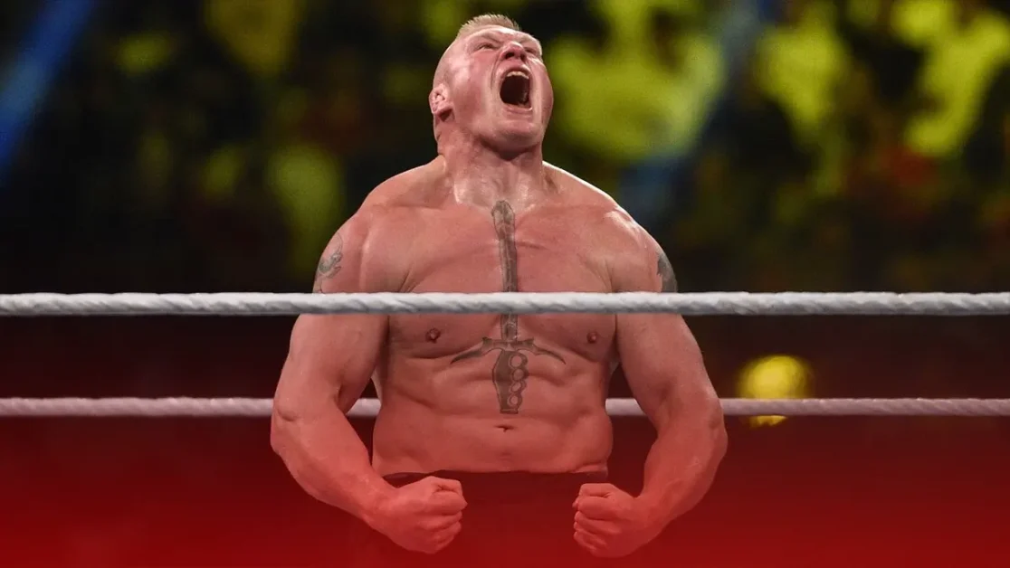 ¿Cómo se compara Brock Lesnar con otros luchadores en cuanto a tamaño y fuerza?